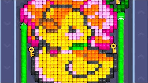 Pixel flow level 104 hard level Walkthrough Solution 