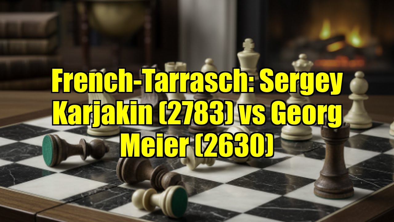 French-Tarrasch: Sergey Karjakin (2783) vs Georg Meier (2630)