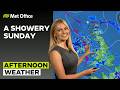 17/05/2026 - Bands of showers - Afternoon Weather Forecast UK – Met Office Weather