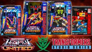 HUGE Transformers LEGACY United REVEALS! ROTF LOCKDOWN?! SS86 BLASTER! Cybertron STARSCREAM & MORE!