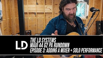 Go Portable! With LD Systems MAUI 44 G2 & Travis Shallow: Episode 3, Solo Setup/Performance