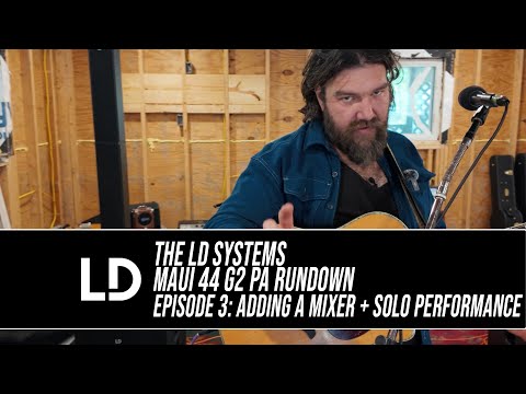 Go Portable! With LD Systems MAUI 44 G2 & Travis Shallow: Episode 3, Solo Setup/Performance