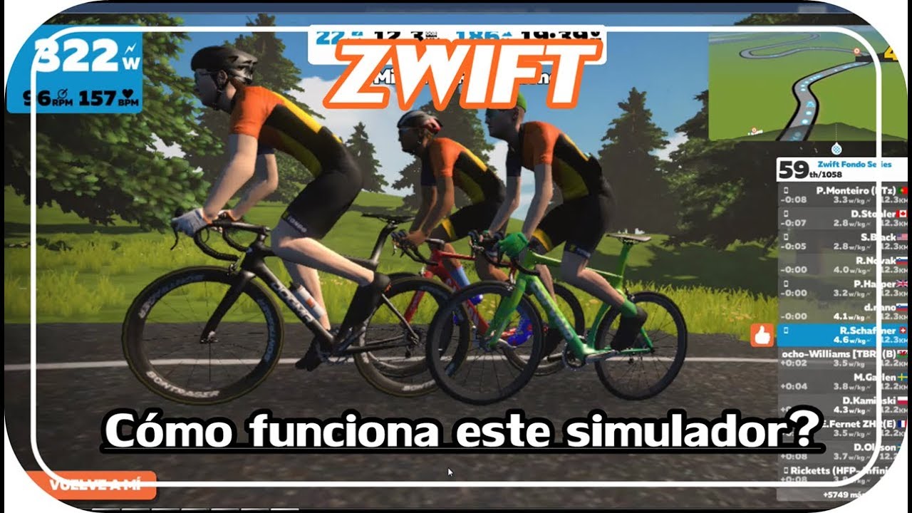QUÉ es y CÓMO funciona ZWIFT? 🚴‍♂️ Pros y contras simulador de ciclismo -  YouTube