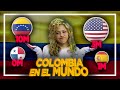 Los 10 países con MÁS COLOMBIANOS en el MUNDO