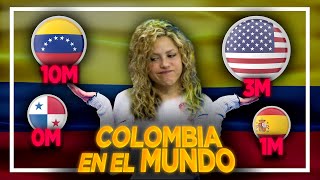 Los 10 países con MÁS COLOMBIANOS en el MUNDO