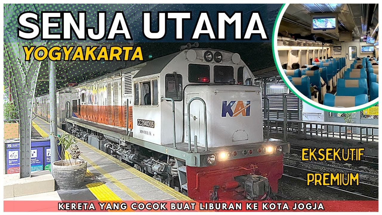 KERETA LEGENDARIS JOGJA‼️ COCOK BUAT LIBURAN KE YOGYAKARTA  - Naik KA Senja Utama YK dari Jakarta