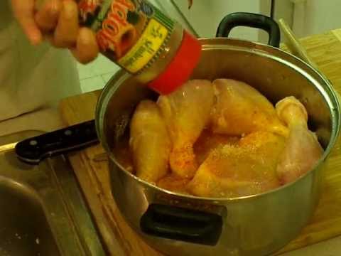 Receta para pollo sudado