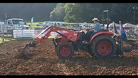 TYM 5835R 58HP Tractor from ACT Equipment Working The Arena.