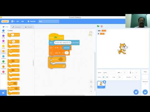 Scratch Programming( Find factorial of a given number)