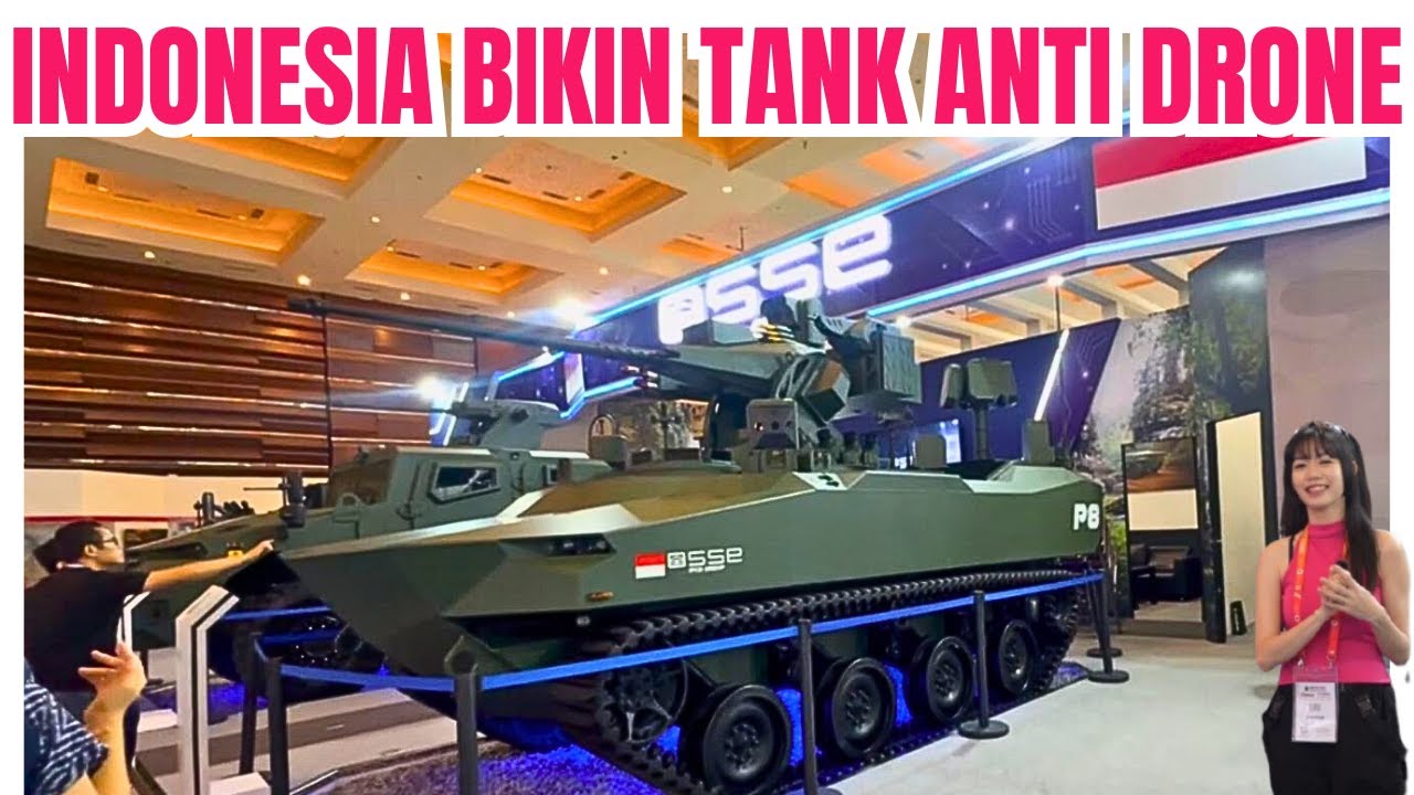 INDONESIA BIKIN LIGHT TANK ANTI DRONE