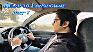 Delhi to Lansdowne, Part-1 in Renault Kwid in December our 1st travel vlog on this new channel💙