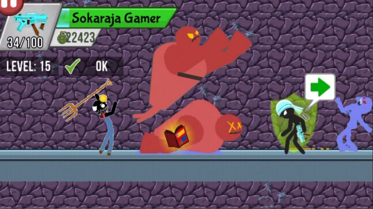 Trò chơi bắn súng Stickman Zombie Chương 5 Lab of Madness Cấp 1-15 [ Zombie Boss ]