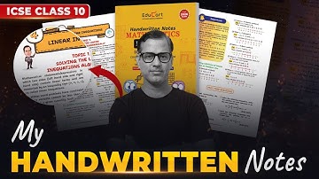 ICSE CLASS 10 Handwritten Notes !! | Exclusive Sir Tarun Rupani