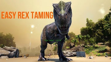 EASY REX TAMING! Beginners Ark: Survival Evolved