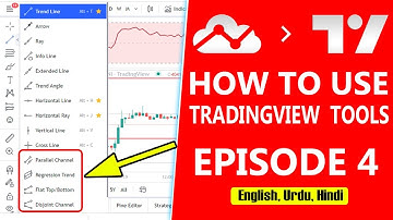 How To Use Tradingview Tools | Ep 4 | How To Use Regression Trend | How To Use Disjoint Channel
