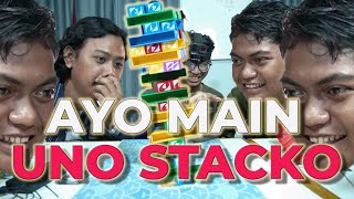 AL JOGET HERE || LET'S PLAY UNO STACKO IN INDONESIAN