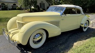 1936 Cord 810 Phaeton Walk Around