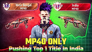 Pushing Top 1 in MP40 | Free Fire Solo Rank Pushing with Tips and Tricks | Ep-3