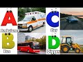 ABC Song Phonics, Transportation Song, ABC Song, Alphabet Educational Song A to Z for kids