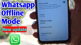 How to Show Offline on Whatsapp | Whatsapp Offline Mode screenshot 1