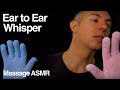 ASMR Ear to Ear Whispering & Almost Inaudible +  Scratching Sounds