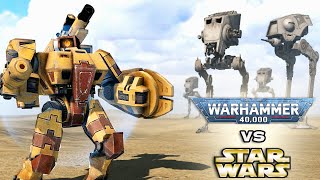 WARHAMMER 40K vs STAR WARS: Tau Empire vs Galactic Empire  Men of War: Assault Squad 2