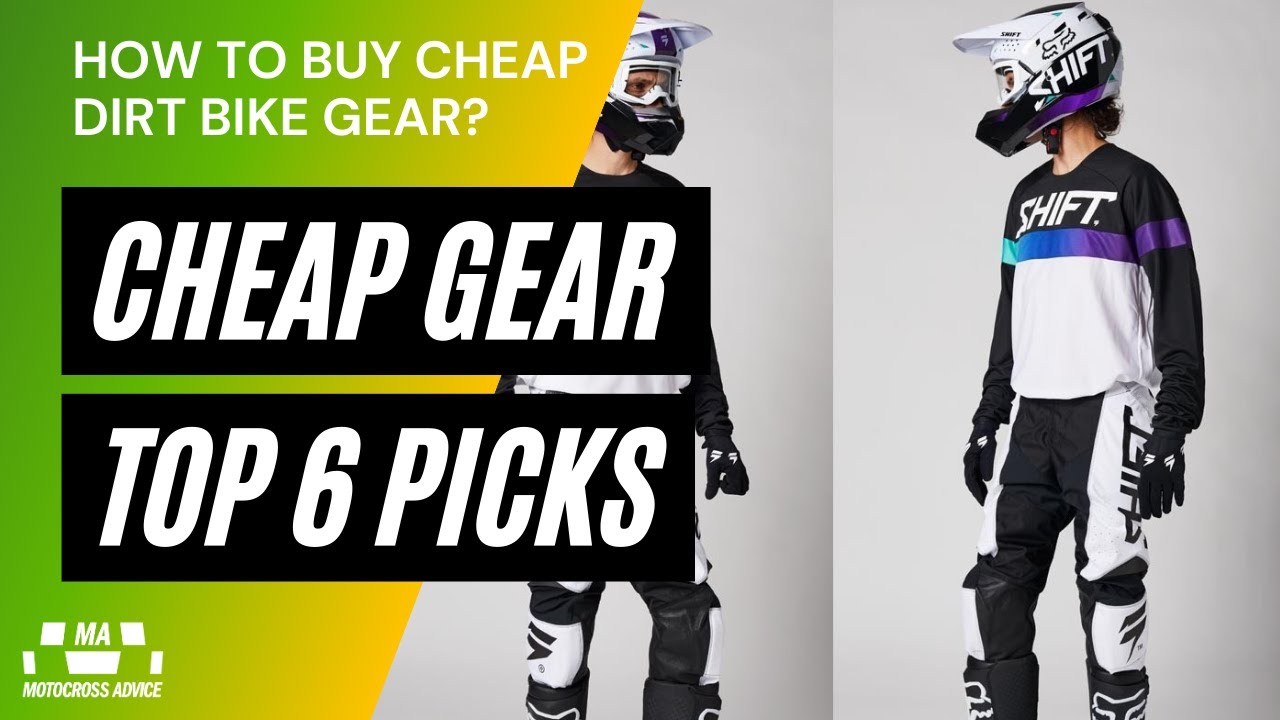 Motocross Minutes #15: Best Cheap Dirt Bike Gear 2021, TOP 6 Brands