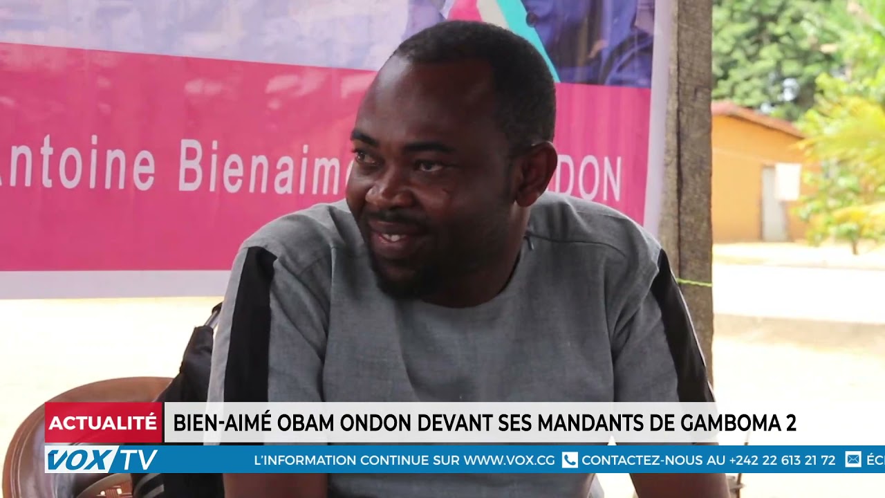 Bien-aimé Obam Ondon devant ses mandants de Gamboma 2