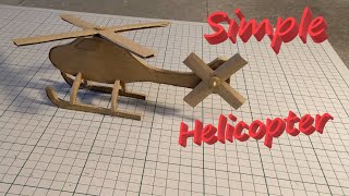 How to make a DIY Cardboard Helicopter