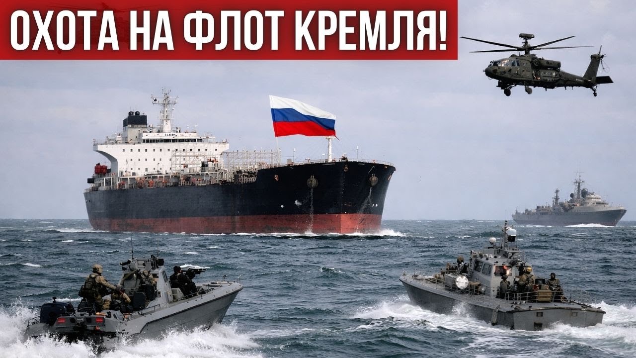 14 флотов закроют Балтийское Море! Охота на теневой флот РФ официально объявлена