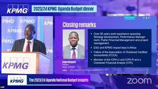 KPMG Uganda 2023/24 National Budget Insights Forum