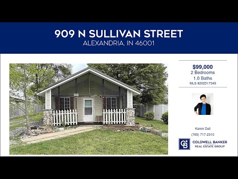 909 N Sullivan Street, Alexandria, IN home video tour