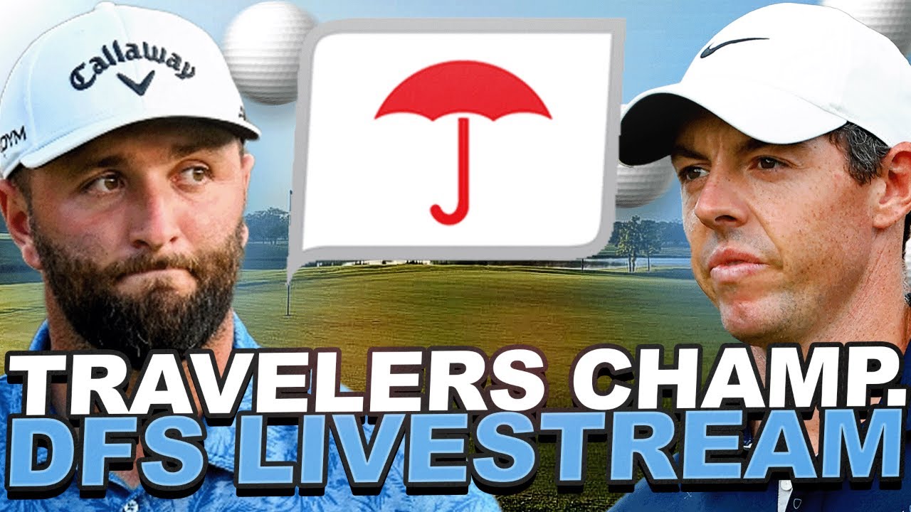 DFS Stream 2023 Travelers Championship Draftkings Player Pool/Ownership, Prize Picks + Live Chat