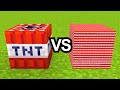 tnt vs 4096 mini tnt - minecraft compilation