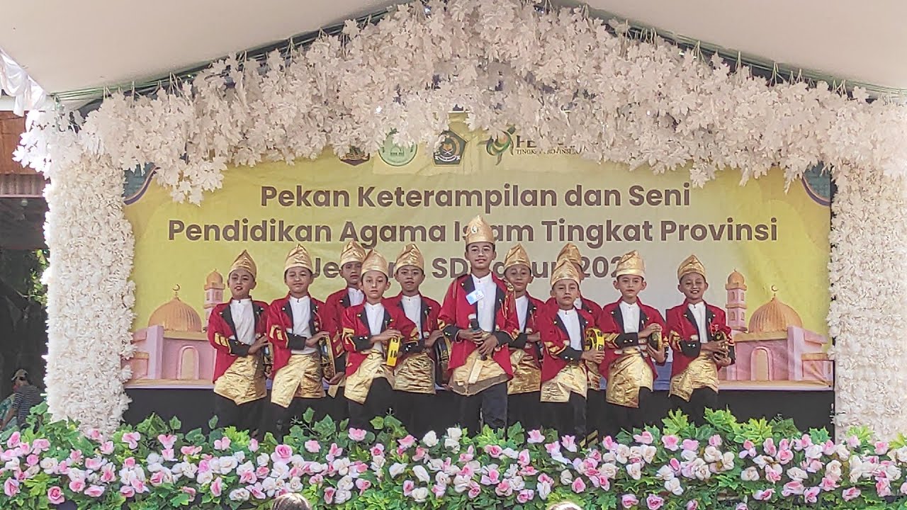 Juara 1 Lomba Qosidah Pentas PAI tingkat Provinsi Jawa Barat 2023 di Pelabuhan Ratu 🧡SDIT At-Tawazun