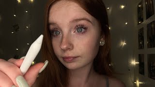 ASMR Tracing & Drawing On Your Face ✍🏼 (Layered Sounds)