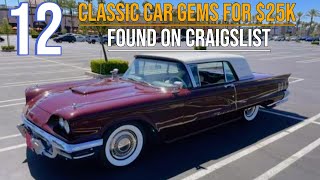12 Classic Car Gems for $25K Found on Craigslist   All for Sale by Owner!