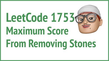 LeetCode 1753. Maximum Score From Removing Stones | JSer - Front-End Interview questions