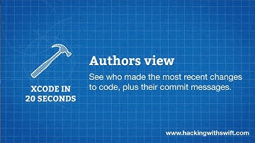 Xcode in 20 Seconds: Authors view