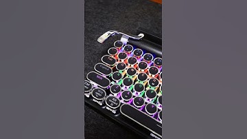 A very interesting typewriter keyboard.