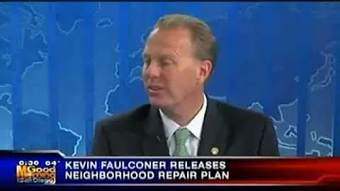 Faulconer announces "Streets & Neighborhood Repair Plan"