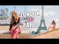 BACKPACKING THROUGH LONDON AND PARIS VLOG | The Travel Diaries | 2019