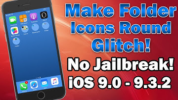 How To Make Folder Icons Round on iOS 9.3.4 / 9.3.3 / 9.3.2 (No Jailbreak) iPhone, iPod touch & iPad