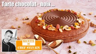 Tarte chocolat noix - Recette par Chef Sylvain !