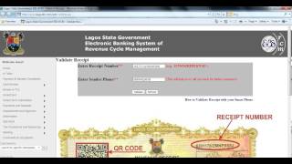 Lasg Website Receipt Validation