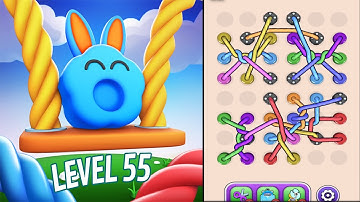 🏅 TWISTED TANGLE 🤪 Level 55 🧩 Gameplay Walkthrough