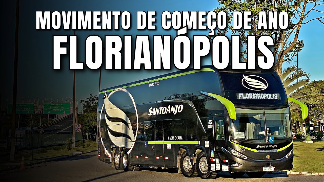 Manhã MOVIMENTADA na RODOVIÁRIA de FLORIANÓPOLIS ! Santo Anjo, Reunidas e BRASIL SUL #2