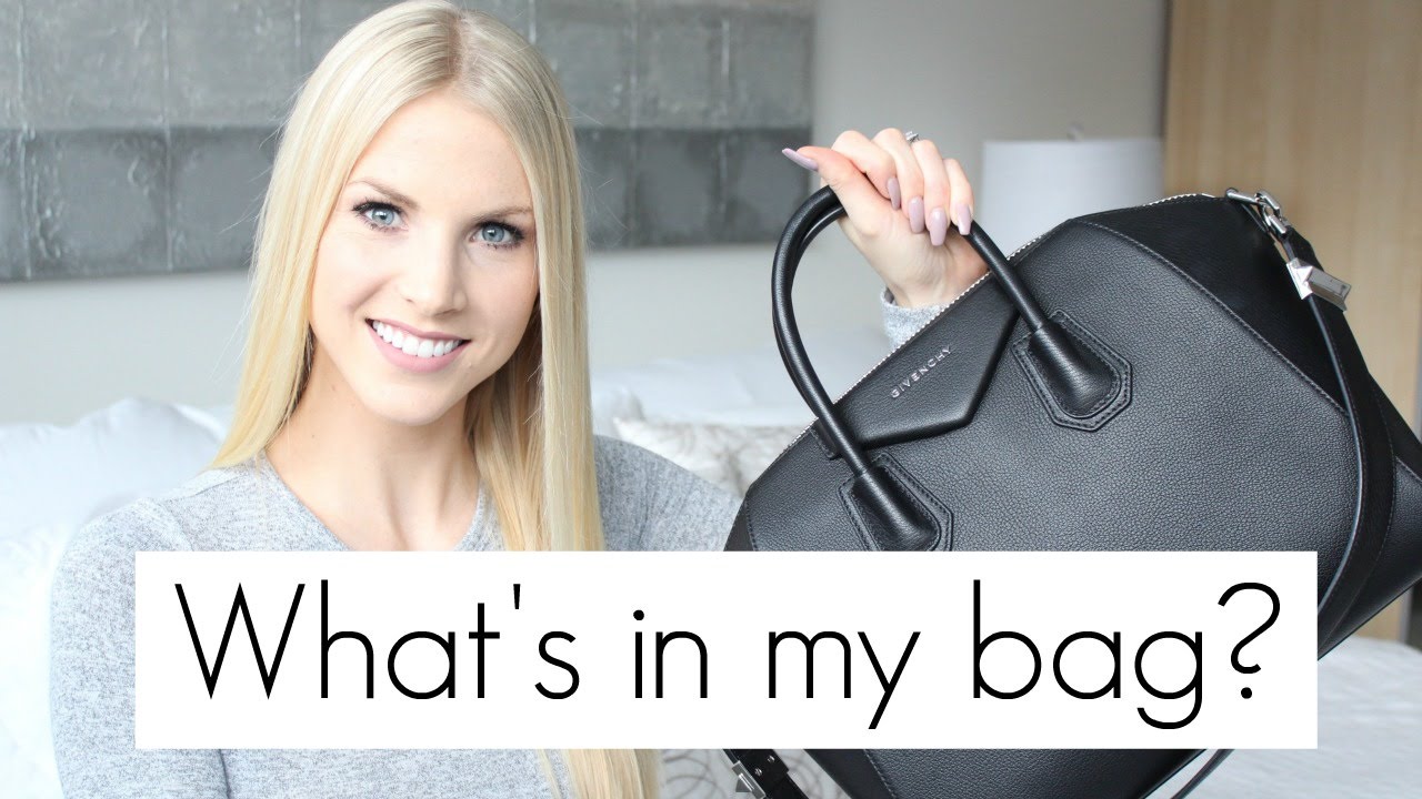 WHAT'S IN MY BAG | GIVENCHY ANTIGONA | Nikita Alexandria - YouTube
