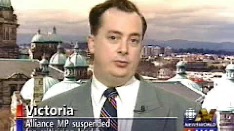 Bruce Hallsor on Gary Lunn's suspension from Allia...