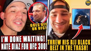 Michael Chandler 'DONE WAITING' for Conor McGregor + CALLS OUT Nate Diaz! Strickland-BJJ black belt